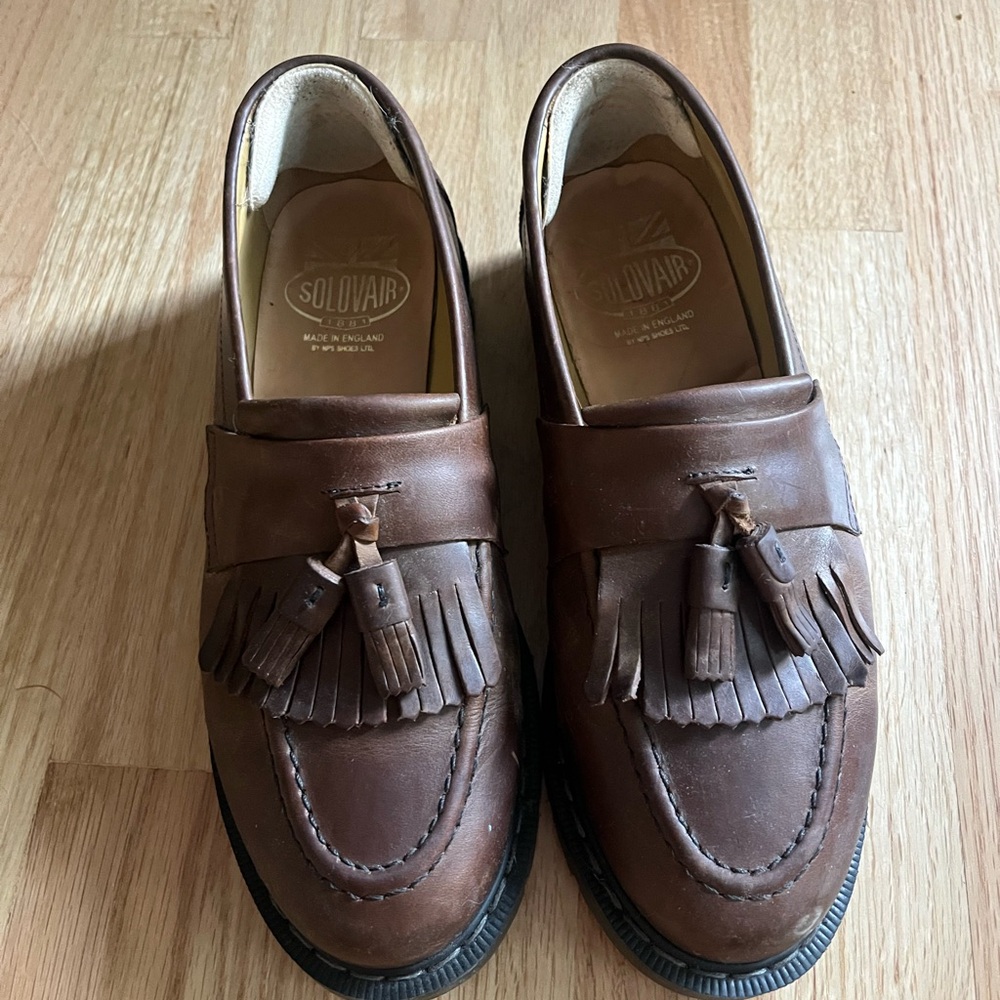 Solovair Gaucho Crazy Horse Tassel Loafer